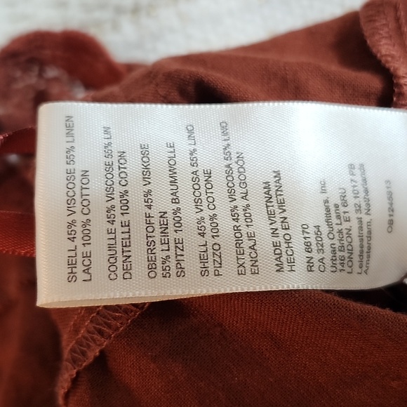 NWOT Free People Maggie Lace Tank (M) - Picture 10 of 10